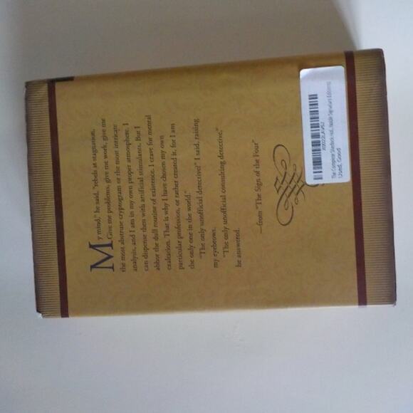 The Complete Sherlock Holmes Vol 1 & 2 Sir Arthur Conan Doyle HC DJ Barnes Noble - Picture 5 of 7
